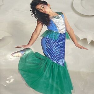 NWT Hyde & Eek Magical Mermaid Halloween costume size large kids 10-12